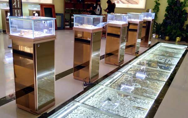 玻璃不銹鋼珠寶展柜 玻璃不銹鋼珠寶展柜